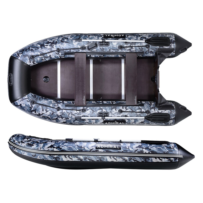 Лодка ПВХ Адмирал 335 Camo — 3