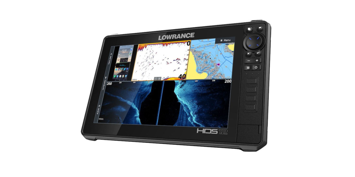 Установка на лодку эхолота Lowrance HDS 12 Live
