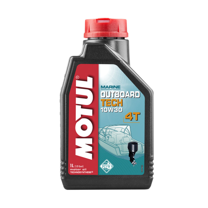 Масло лодочного мотора Motul Outboard Tech 4T 10W30 1л