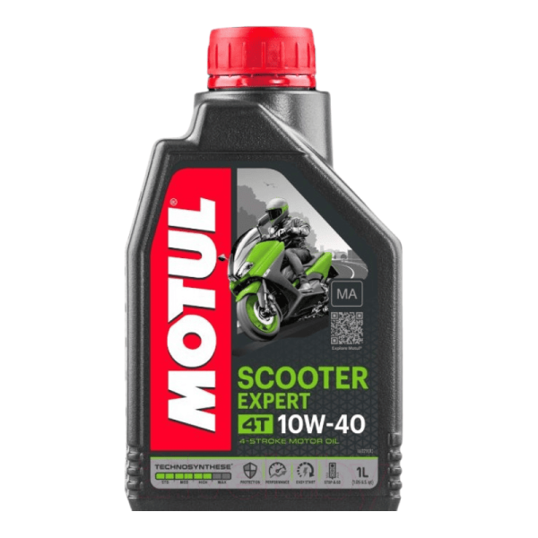 Моторное масло Motul Scooter EXP 4T 10W40 полусинтетическое 1 литр