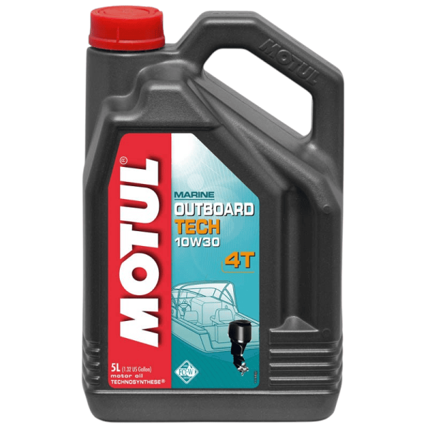 Масло Motul OUTBOARD TECH 4Т 10W30 моторное полусинтетическое 1 литр