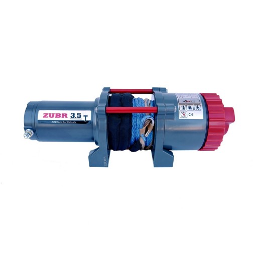 Лебедка ZUBR EWT 3500 A SR с синтетическим тросом