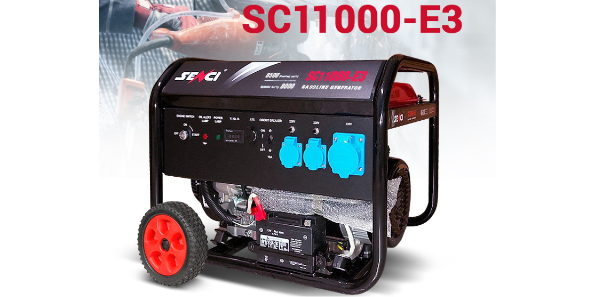 Обзор бензогенератора ⚡ Senci SC11000-E3