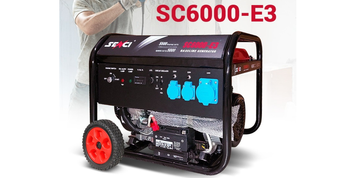 Обзор бензогенератора ⚡ Senci SC6000-E3