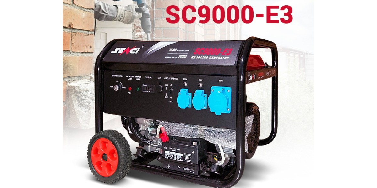 Обзор бензогенератора ⚡ Senci SC9000-E3