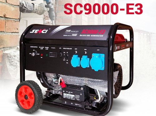 Обзор бензогенератора ⚡ Senci SC9000-E3