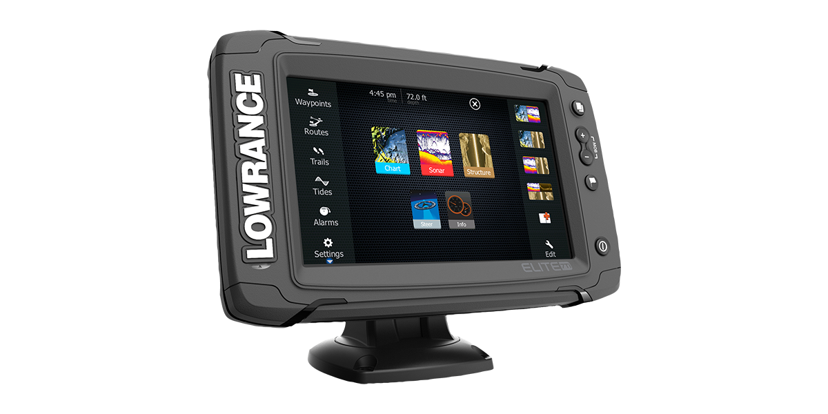 Lowrance Elite-7 TI - тест на воде!