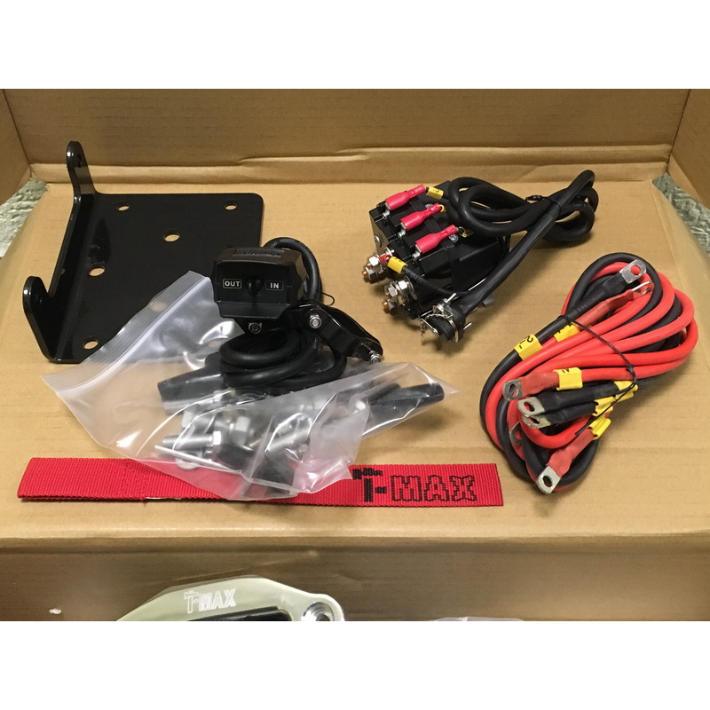 Лебедка T-max ATW Pro 3500 с синтетическим тросом — 2