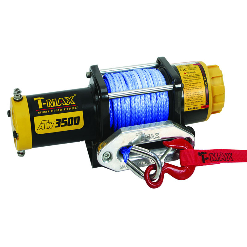 Лебедка T-max ATW Pro 3500 с синтетическим тросом — 4