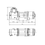 Лебедка T-max ATW PRO 4500 с синтетическим тросом — 2