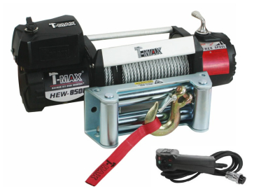 Лебедка T-max HEW-8500 X Power с пультом управления
