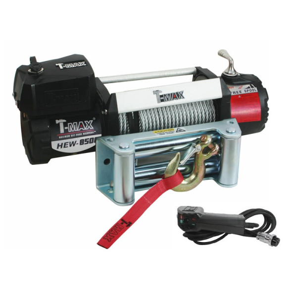 Лебедка T-max HEW-8500 X Power с пультом управления
