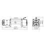 Лебедка T-max HEW-8500 X Power с пультом управления — 3