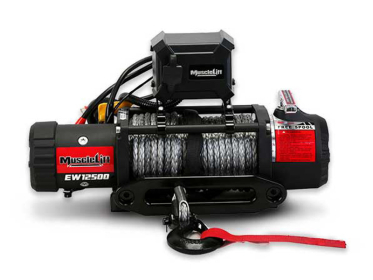 Лебедка T-max Musclelift EW-12500 с синтетическим тросом