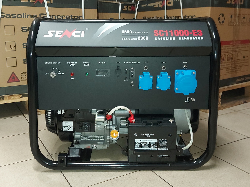 Купить генератор бензиновый Senci SC11000-E3 | Купить электростанциюв Беларуси