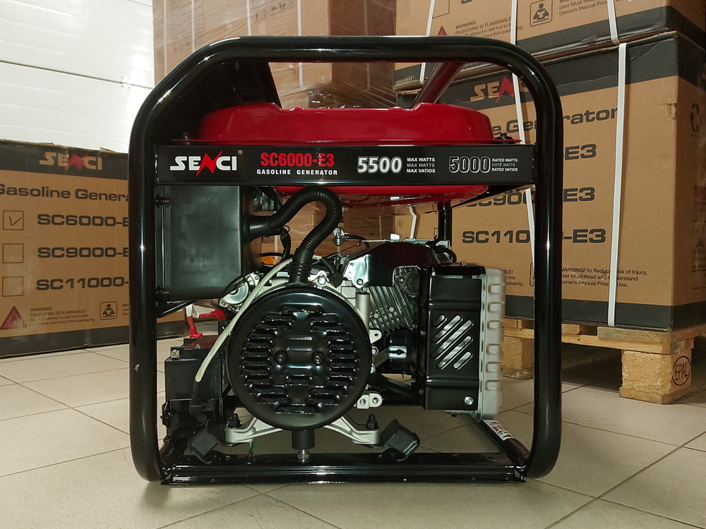Купить генератор бензиновый Senci SC6000-E3 в Беларуси