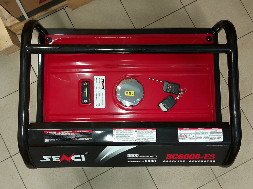 Купить генератор бензиновый Senci SC6000-E3 в Беларуси