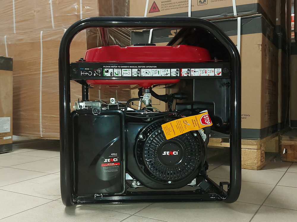 Купить генератор бензиновый Senci SC6000-E3