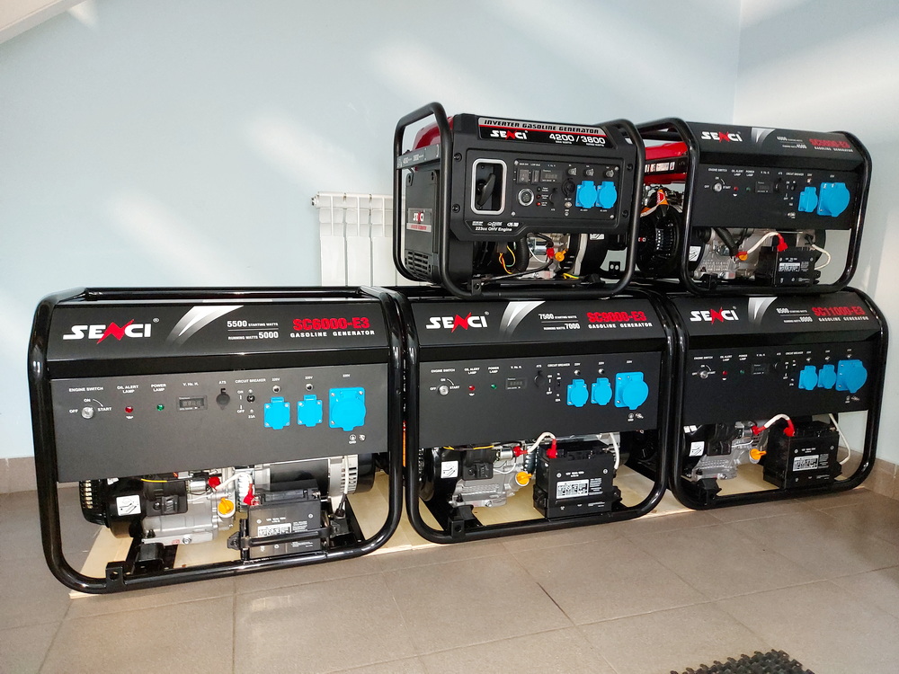 Генераторы бензиновые SENCI купить в Минске | Априла-Про