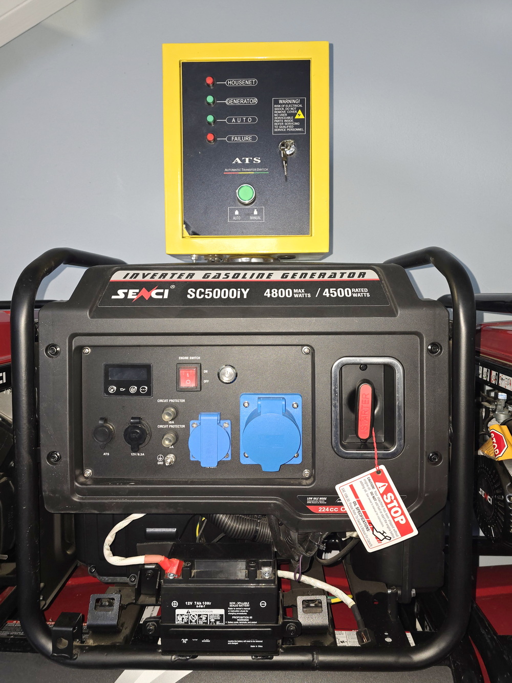  блоком ATS (Automatic Transfer Switch)