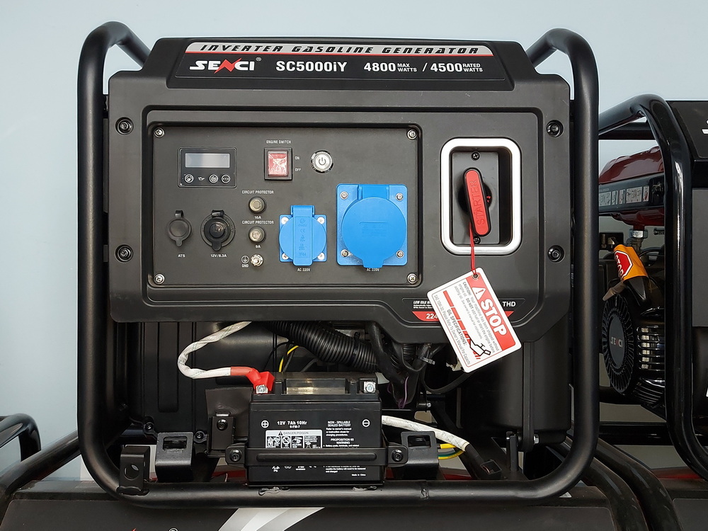 Инверторный бензиновый генератор ⚡ Senci SC5000i-Y | Продажа Минск