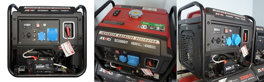 Генератор инверторный бензиновый Senci SC5000iY